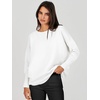image:imageANRABESS Womens Oversized Batwing Long Sleeve Ribbed Knit Sweaters 2026 Fall OutfitsWhite