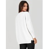 image:imageANRABESS Womens Oversized Batwing Long Sleeve Ribbed Knit Sweaters 2026 Fall OutfitsWhite