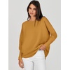 image:imageANRABESS Womens Oversized Batwing Long Sleeve Ribbed Knit Sweaters 2026 Fall OutfitsYellow