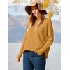 image:imageANRABESS Womens Oversized Batwing Long Sleeve Ribbed Knit Sweaters 2026 Fall OutfitsYellow