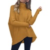 image:imageANRABESS Womens Oversized Turtleneck Batwing Long Sleeve Casual Cozy Baggy Knit Pullover Tunic Sweater 2026 Fall OutfitsCamel