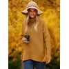 image:imageANRABESS Womens Oversized Turtleneck Batwing Long Sleeve Casual Cozy Baggy Knit Pullover Tunic Sweater 2026 Fall OutfitsCamel