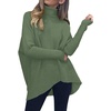 image:imageANRABESS Womens Oversized Turtleneck Batwing Long Sleeve Casual Cozy Baggy Knit Pullover Tunic Sweater 2026 Fall OutfitsCeladon