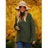 image:imageANRABESS Womens Oversized Turtleneck Batwing Long Sleeve Casual Cozy Baggy Knit Pullover Tunic Sweater 2026 Fall OutfitsDark Green