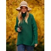 image:imageANRABESS Womens Oversized Turtleneck Batwing Long Sleeve Casual Cozy Baggy Knit Pullover Tunic Sweater 2026 Fall OutfitsGreen