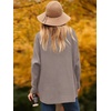 image:imageANRABESS Womens Oversized Turtleneck Batwing Long Sleeve Casual Cozy Baggy Knit Pullover Tunic Sweater 2026 Fall OutfitsRed Apricot