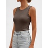 image:imageANRABESS Womens Summer Tank Tops Sweater Vest Wool Blend Lightweight Sleeveless Crew Neck Casual Travel Going Out ShirtsCoffee