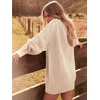 image:imageANRABESS Womens Sweater Dress Oversized Cable Knit Chunky Long Sleeve Short Dresses 2026 Fall Outfits Vacation Winter ClothesApricot