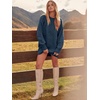 image:imageANRABESS Womens Sweater Dress Oversized Cable Knit Chunky Long Sleeve Short Dresses 2026 Fall Outfits Vacation Winter ClothesNavy
