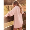image:imageANRABESS Womens Sweater Dress Oversized Cable Knit Chunky Long Sleeve Short Dresses 2026 Fall Outfits Vacation Winter ClothesPink