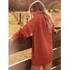 image:imageANRABESS Womens Sweater Dress Oversized Cable Knit Chunky Long Sleeve Short Dresses 2026 Fall Outfits Vacation Winter ClothesRust Orange