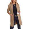 image:imageANRABESS Cardigan Sweater for Women Casual 2026 Fall Fashion Coat Long Sleeve Open Front Knit Coatigan OutwearKhaki