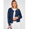 image:imageANRABAESS Womens Cropped Cardigan Sweater Business Casual Outfits  2026 Fall Fashion Clothing Summer Lightweight Soft Knit Long Sleeve Crew Neck Button DownDressy Work Office Outings TravelNavy Blue