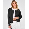 image:imageANRABAESS Womens Cropped Cardigan Sweater Business Casual Outfits  2026 Fall Fashion Clothing Summer Lightweight Soft Knit Long Sleeve Crew Neck Button DownDressy Work Office Outings TravelBlack