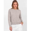 image:imageANRABAESS Womens Cropped Cardigan Sweater Business Casual Outfits  2026 Fall Fashion Clothing Summer Lightweight Soft Knit Long Sleeve Crew Neck Button DownDressy Work Office Outings TravelGrey Khaki