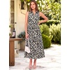image:imageANRABESS Womens Casual Dress Summer Sleeveless V Neck Sundress Aline Flowy Beach Maxi Dresses Travel 2026 Vacation OutfitsFloral White Orange