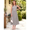 image:imageANRABESS Womens Casual Dress Summer Sleeveless V Neck Sundress Aline Flowy Beach Maxi Dresses Travel 2026 Vacation OutfitsFloral White Spot