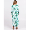 image:imageANRABESS Womens Long Sleeve Maxi Dresses 2026 Fall Outfits Casual Loose Split Travel Vacation T Shirt Dress with PocketsFloral Green White