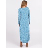 image:imageANRABESS Womens Long Sleeve Maxi Dresses 2026 Fall Outfits Casual Loose Split Travel Vacation T Shirt Dress with PocketsFloral Light Blue White