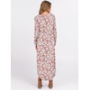 image:imageANRABESS Womens Long Sleeve Maxi Dresses 2026 Fall Outfits Casual Loose Split Travel Vacation T Shirt Dress with PocketsFloral Pink