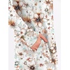 image:imageANRABESS Womens Long Sleeve Maxi Dresses 2026 Fall Outfits Casual Loose Split Travel Vacation T Shirt Dress with PocketsFloral Pink White
