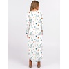 image:imageANRABESS Womens Long Sleeve Maxi Dresses 2026 Fall Outfits Casual Loose Split Travel Vacation T Shirt Dress with PocketsFloral White Blue