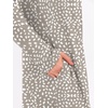 image:imageANRABESS Womens Long Sleeve Maxi Dresses 2026 Fall Outfits Casual Loose Split Travel Vacation T Shirt Dress with PocketsKhaki Polka Dot