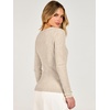 image:imageANRABESS Womens Long Sleeve V Neck Ribbed Sweaters Shirts  Slim Fit Tops Lightweight Soft Knit Pullover Business Casual Outfits Work Office AllDay Wear Fall Winter Layer ClothingLight Almond