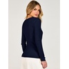 image:imageANRABESS Womens Long Sleeve V Neck Ribbed Sweaters Shirts  Slim Fit Tops Lightweight Soft Knit Pullover Business Casual Outfits Work Office AllDay Wear Fall Winter Layer ClothingNavy Blue
