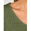 image:imageANRABESS Womens Long Sleeve V Neck Ribbed Sweaters Shirts  Slim Fit Tops Lightweight Soft Knit Pullover Business Casual Outfits Work Office AllDay Wear Fall Winter Layer ClothingArmy Green
