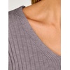 image:imageANRABESS Womens Long Sleeve V Neck Ribbed Sweaters Shirts  Slim Fit Tops Lightweight Soft Knit Pullover Business Casual Outfits Work Office AllDay Wear Fall Winter Layer ClothingNutmeg