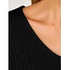 image:imageANRABESS Womens Long Sleeve V Neck Ribbed Sweaters Shirts  Slim Fit Tops Lightweight Soft Knit Pullover Business Casual Outfits Work Office AllDay Wear Fall Winter Layer ClothingBlack