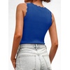 image:imageANRABESS Womens Summer Tank Tops Sweater Vest Wool Blend Lightweight Sleeveless Crew Neck Casual Travel Going Out ShirtsBright Blue