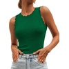 image:imageANRABESS Womens Summer Tank Tops Sweater Vest Wool Blend Lightweight Sleeveless Crew Neck Casual Travel Going Out ShirtsDeep Green