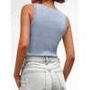 image:imageANRABESS Womens Summer Tank Tops Sweater Vest Wool Blend Lightweight Sleeveless Crew Neck Casual Travel Going Out ShirtsLight Blue