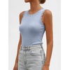 image:imageANRABESS Womens Summer Tank Tops Sweater Vest Wool Blend Lightweight Sleeveless Crew Neck Casual Travel Going Out ShirtsLight Blue