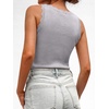 image:imageANRABESS Womens Summer Tank Tops Sweater Vest Wool Blend Lightweight Sleeveless Crew Neck Casual Travel Going Out ShirtsLight Grey