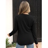 image:imageANRABESS Long Sleeve Shirts for Women Henley Tops Dressy Casual TShirts Blouses 2026 Fall Lightweight SweatersBlack
