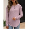 image:imageANRABESS Long Sleeve Shirts for Women Henley Tops Dressy Casual TShirts Blouses 2026 Fall Lightweight SweatersPink