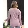 image:imageANRABESS Long Sleeve Shirts for Women Henley Tops Dressy Casual TShirts Blouses 2026 Fall Lightweight SweatersPink