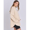image:imageANRABESS Womens Oversized Hoodie Quarter Zip Sweatshirts 2026 Fall Winter Tunic Pullover Top Trendy Teen Girls Preppy ClothesAlomnd