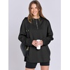 image:imageANRABESS Womens Oversized Hoodie Quarter Zip Sweatshirts 2026 Fall Winter Tunic Pullover Top Trendy Teen Girls Preppy ClothesBlack