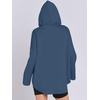 image:imageANRABESS Womens Oversized Hoodie Quarter Zip Sweatshirts 2026 Fall Winter Tunic Pullover Top Trendy Teen Girls Preppy ClothesBlue
