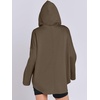 image:imageANRABESS Womens Oversized Hoodie Quarter Zip Sweatshirts 2026 Fall Winter Tunic Pullover Top Trendy Teen Girls Preppy ClothesCoffee