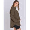 image:imageANRABESS Womens Oversized Hoodie Quarter Zip Sweatshirts 2026 Fall Winter Tunic Pullover Top Trendy Teen Girls Preppy ClothesCoffee