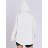 image:imageANRABESS Womens Oversized Hoodie Quarter Zip Sweatshirts 2026 Fall Winter Tunic Pullover Top Trendy Teen Girls Preppy ClothesWhite