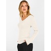 image:imageANRABESS Womens V Neck Wool Blend Knit Lightweight Sweater  Soft Long Sleeve Pullover Tops Basic Silm Fit Versatile Business Casual Office Outfits Cozy Daily Wear Fall WinterCream White