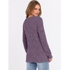 image:imageANRABESS Ribbed Long Sleeve Henley Shirts for Women  Soft lightweight Sweaters Loose Fit Office Work Casual Daily Wear Tunic 2026 Fall Winter Transition OutfitsPurple
