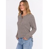 image:imageANRABESS Ribbed Long Sleeve Henley Shirts for Women  Soft lightweight Sweaters Loose Fit Office Work Casual Daily Wear Tunic 2026 Fall Winter Transition OutfitsCool Ash Brown