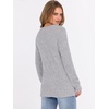 image:imageANRABESS Ribbed Long Sleeve Henley Shirts for Women  Soft lightweight Sweaters Loose Fit Office Work Casual Daily Wear Tunic 2026 Fall Winter Transition OutfitsGrey
